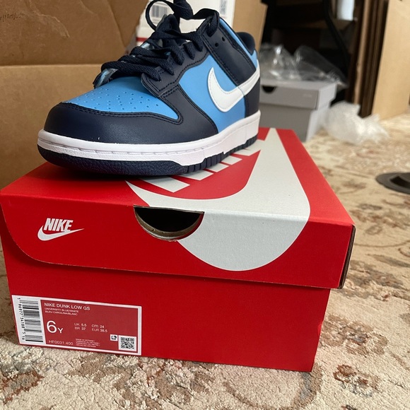 Nike Dunk Low - Navy/Aqua